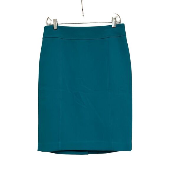 Loft turquoise pencil skirt - size 6 - Picture 1 of 5